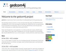 Tablet Screenshot of gedcom4j.org